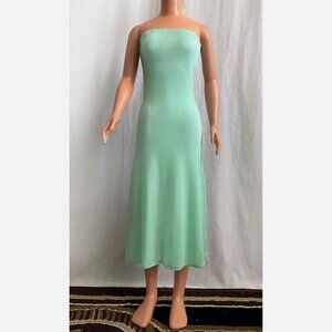 Aqua-green midi dress for My Size Barbie Doll 36" .Stretchy, New